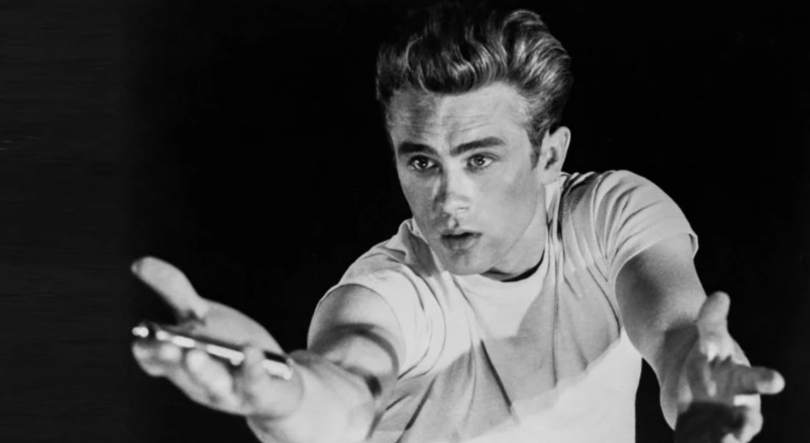 Imagem de James Dean nos 70 anos da sua morte