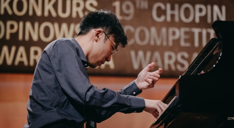 Imagem de Hoi Leong (Zach) Cheong no Concurso Internacional de Piano F. Chopin