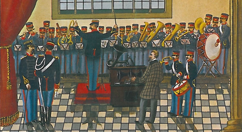 Imagem de As bandas e os primeiros discos gravados em Portugal