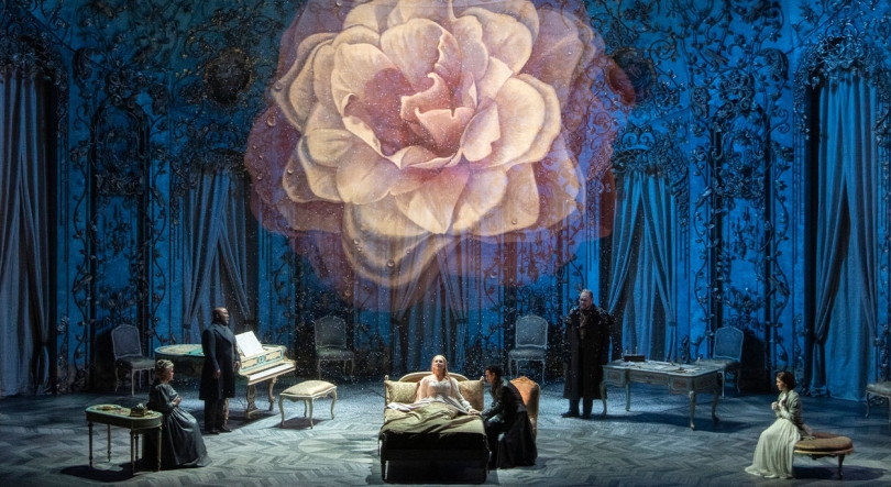 Imagem de La Traviata, de Verdi, no Metropolitan Opera