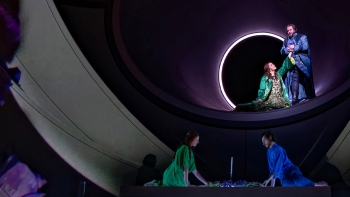 Imagem  de Tristão e Isolda, de Wagner, no Metropolitan Opera