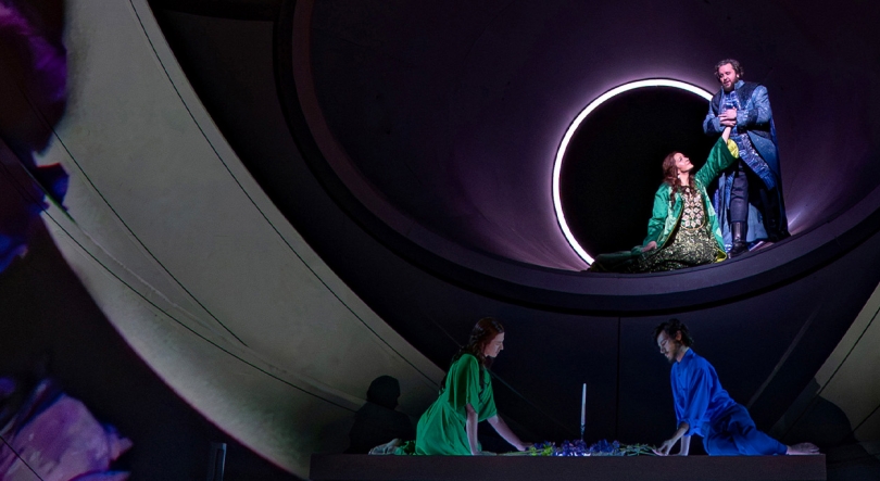 Imagem de Tristão e Isolda, de Wagner, no Metropolitan Opera