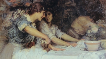 Imagem  de “As engomadeiras”, de Carlos Reis