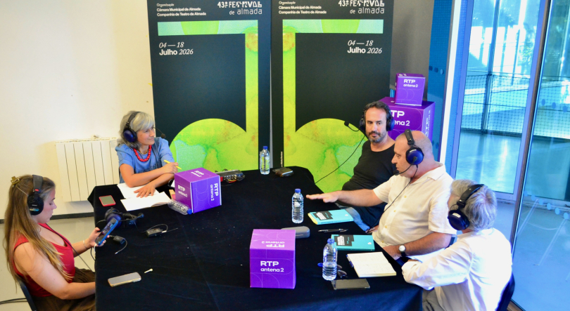 A RTP Antena 2 em direto do Festival de Almada