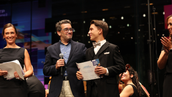 Dinis Cabrita, flautista, no Eurovision Young Musicians 2026, na Letónia